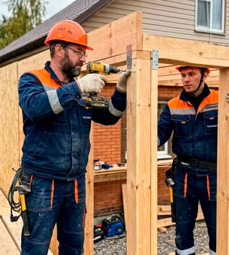 Строительство пристроев